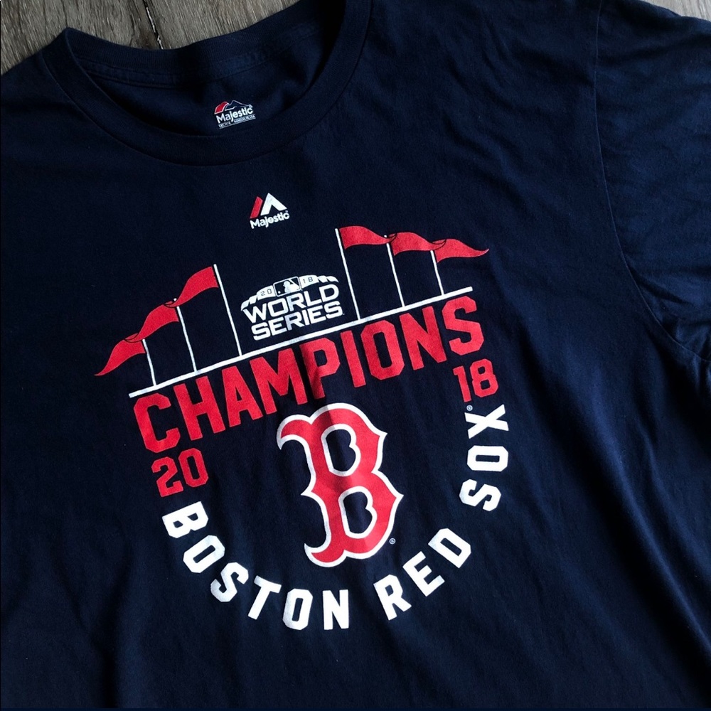 Boston Red Sox 2018 World Series Champions T shirt Size Large